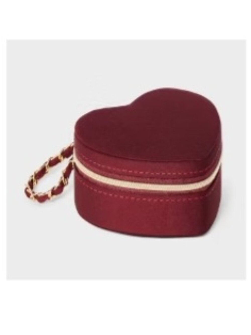 1 Yr. Old Heart Maroon Jewelry Container!!!